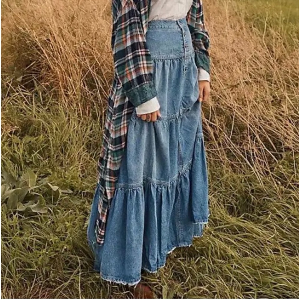 Free people dreamweaver maxi skirt